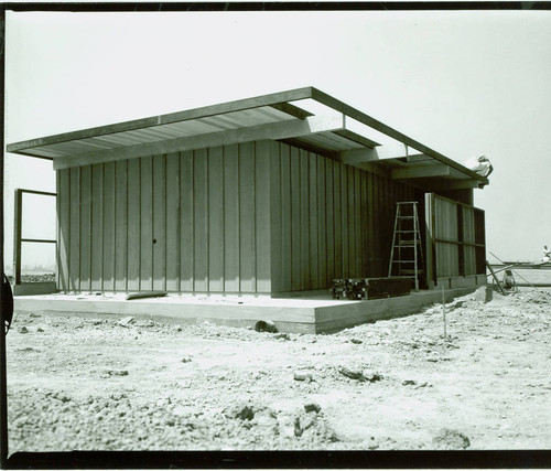 View of construction at Victoria Park