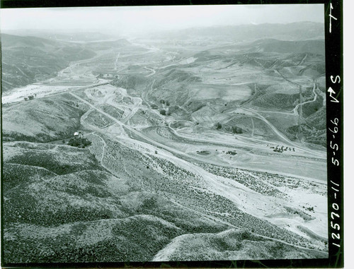 Aerial view of Castaic Lake