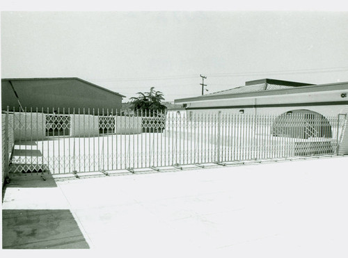 View of the exterior of newly constructed community building at Belvedere Park