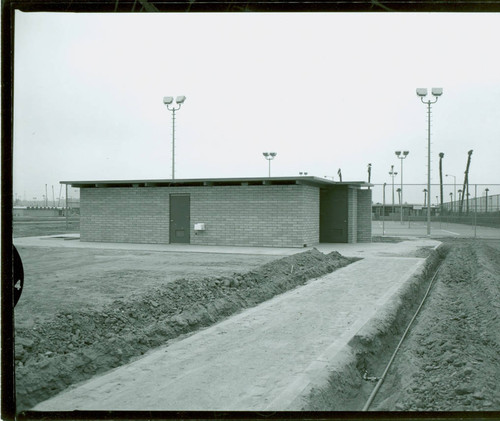 View of construction at Victoria Park