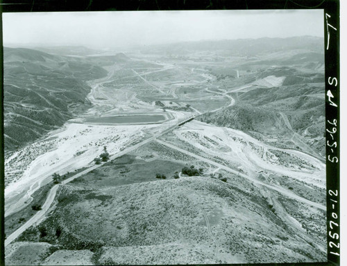 Aerial view of Castaic Lake