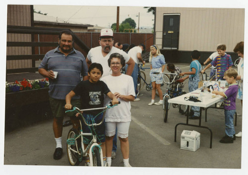 Mayberry Park bike give-away program, Whittier, California