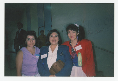 Supervisor Gloria Molina at a school function, Pico Rivera, California