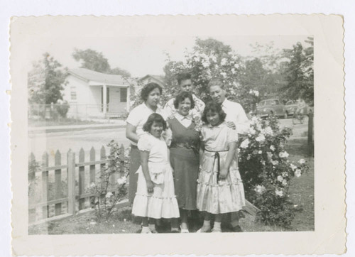 Andrade family, Los Nietos, California