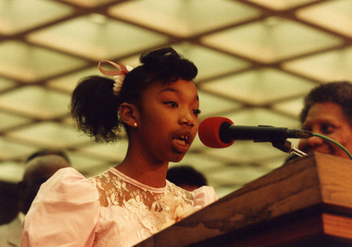 Brandy Performs at African American Living Legends Program