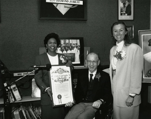 Jackie Kimbrough, Kenneth Hahn, and Linda Crismond