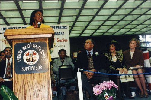 Yvonne Brathwaite Burke Speaks at African American Living Legends Program