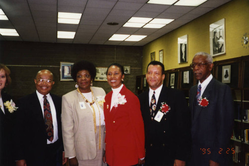 Honorees James P. Comer and Mel Carter with Others at African American Living Legends Program