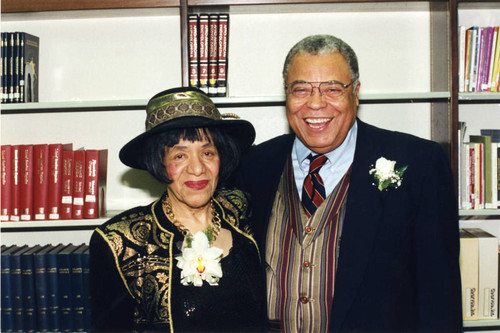 Dorothy Donegan and James Earl Jones during African American Living Legends Program