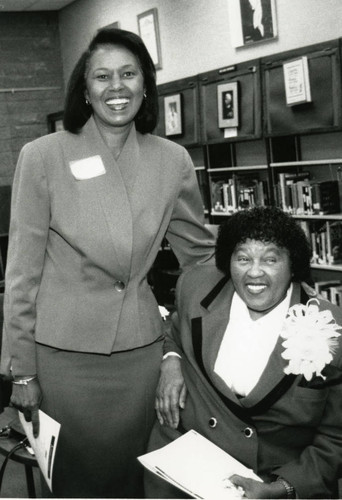 Yvonne Brathwaite Burke and Mayme Clayton