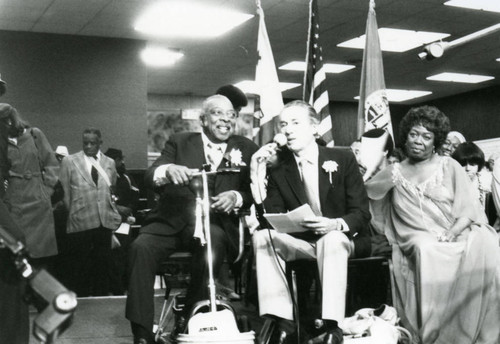 Honoree Count Basie and Attendees at African American Living Legends Program