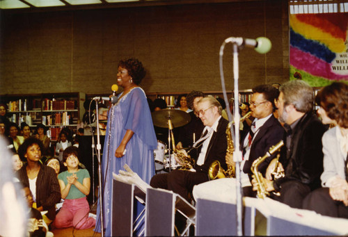 Sarah Vaughan Performs during African American Living Legends Program