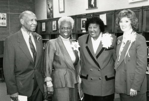 Honoree Mayme Clayton and Others at African American Living Legends Program