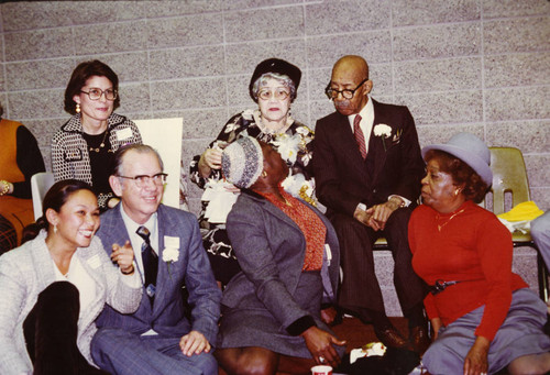 Eubie Blake, County of Los Angeles Supervisor Kenneth Hahn, and Others Attend African American Living Legends Program