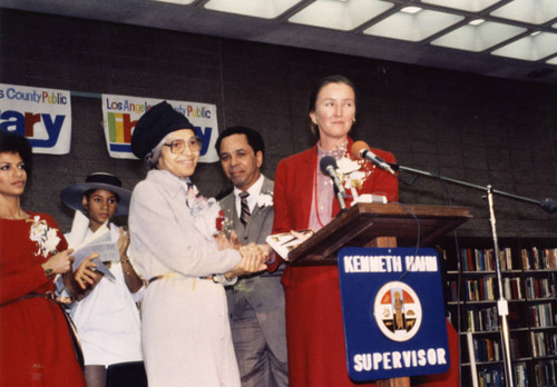 Rosa Parks is Honored during African American Living Legends Program Celebrating Black Women in History