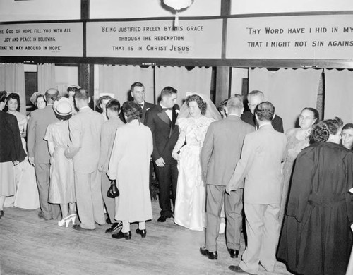 Receiving Line at a Wedding