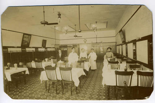 Interior of Manako Restaurant