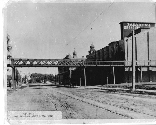 Cycleway and Pasadena Grand Opera House