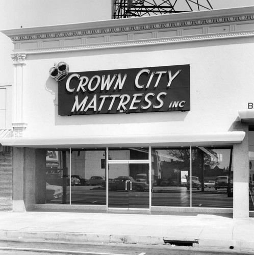 Crown City Mattress, 1955