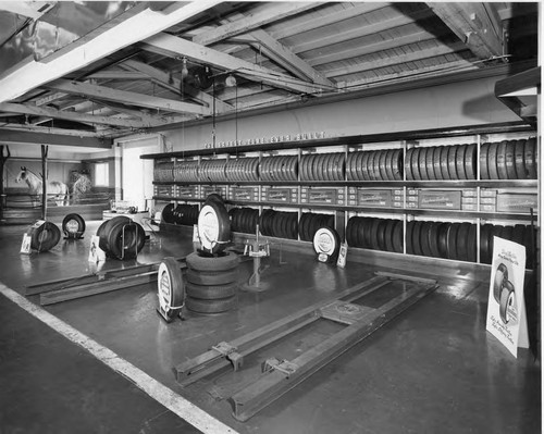 Display of General Tires and Rubbers CO