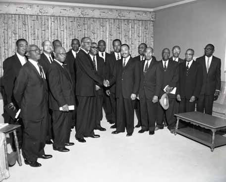 MLK Jr. with Friendship Baptist Church Members 1