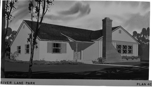 Architectural rendering of a home in River Lane Park