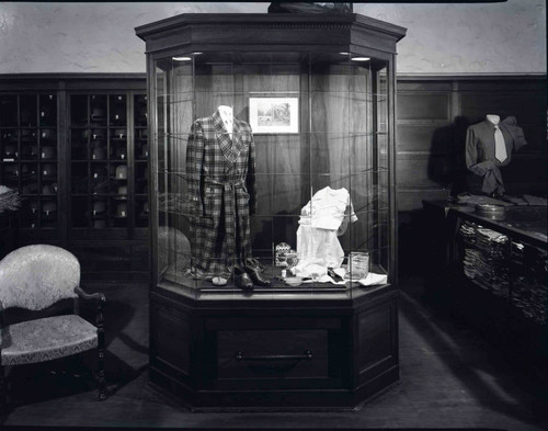 Men's clothing display