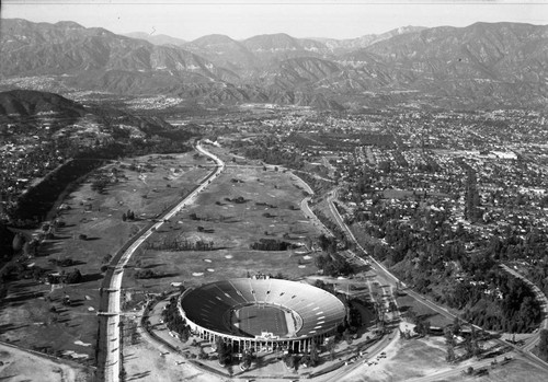 Rose Bowl from the air