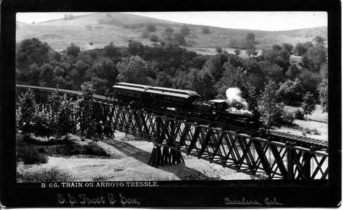 Train on Arroyo Trestle