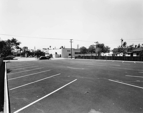 Parking lot behind Market Basket Grocery Store