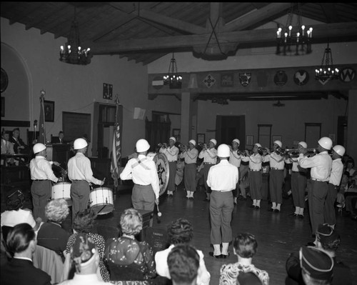 Band performing at American Legion Post 13