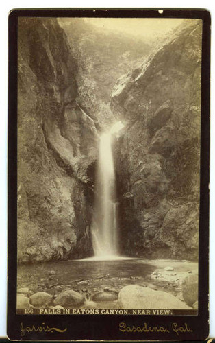 156 FALLS IN EATONS CANYON. NEAR VIEW