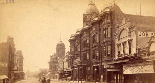 Colorado Boulevard, looking toward Fair Oaks Avenue, 1887