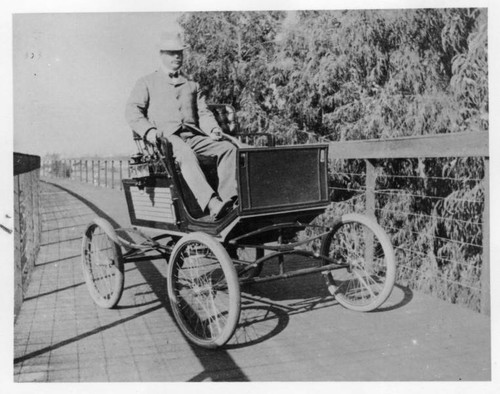 Dobbins in first car