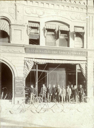 Pasadena Electric Light and Power Co. Early 1900