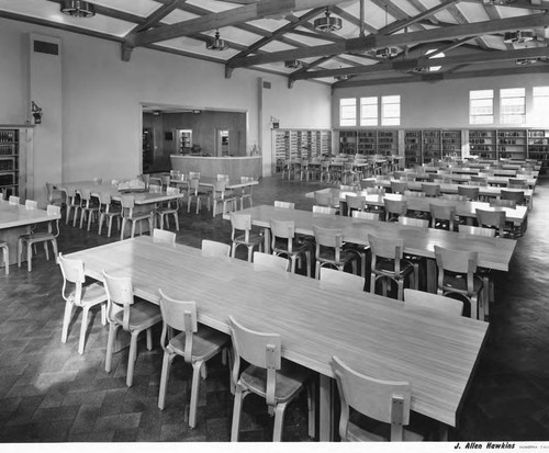 Reading Room at Pasadena College Library