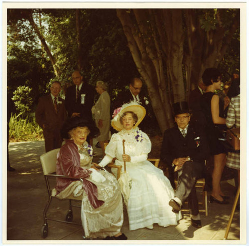 The Paloheimos and Mrs. Curtin at Dedication - June 10, 1970