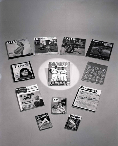 Display of magazines