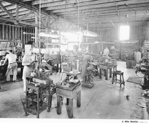 Shop Interior of Automobile Wheel-Craft Corporation