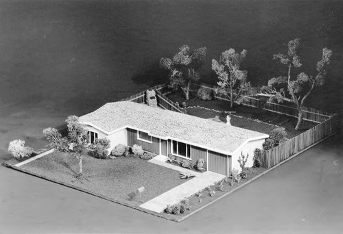 Exterior Architectural Model of a House