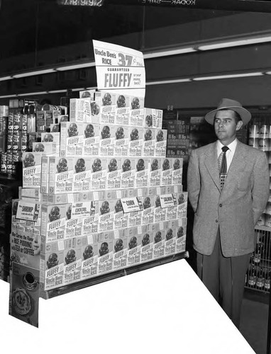 Uncle Ben's Rice display