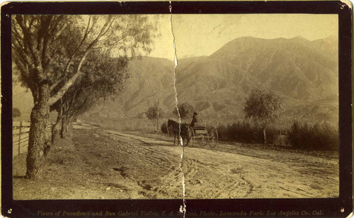 Views of Pasadena and San Gabriel Valley, E. A. Bonine, Photo., Lamanda Park, Los Angeles Co., Cal