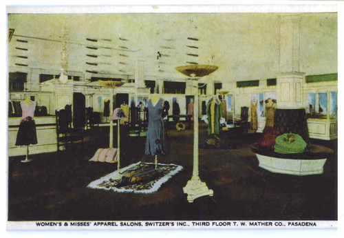 Interior of T. W. Mather's Department Store