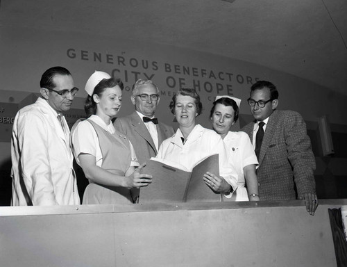 Doctors and nurses at City of Hope National Medical Center