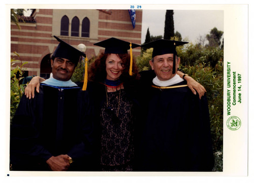 Woodbury University faculty at commencement