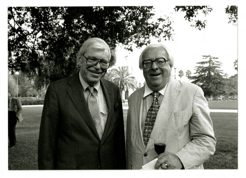 Charles Champlin and Ray Bradbury