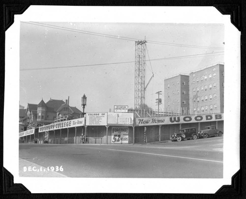 Construction of the Wilshire Boulevard campus