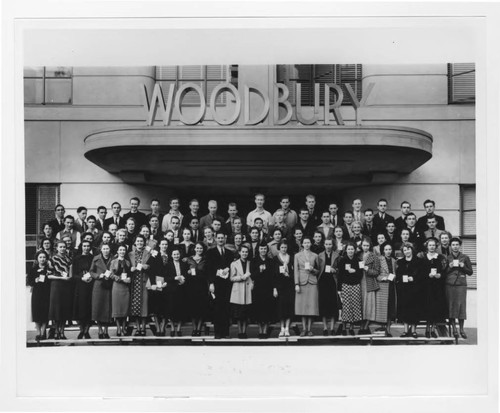 Students at Woodbury College on 1027 Wilshire