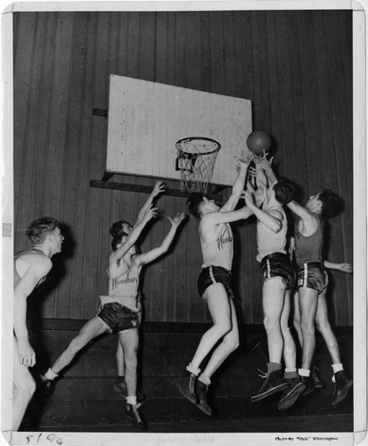 Basketball Team on the Court