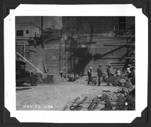 Construction of the Wilshire Boulevard campus